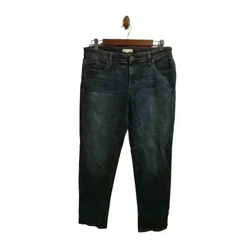 P7448 Eileen fisher medium wash skinny jeans size 6 - Picture 1 of 7